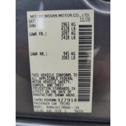 2021 NISSAN ALTIMA 1N4BL4DV6MN327918 78015474