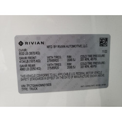 2022 RIVIAN RIT